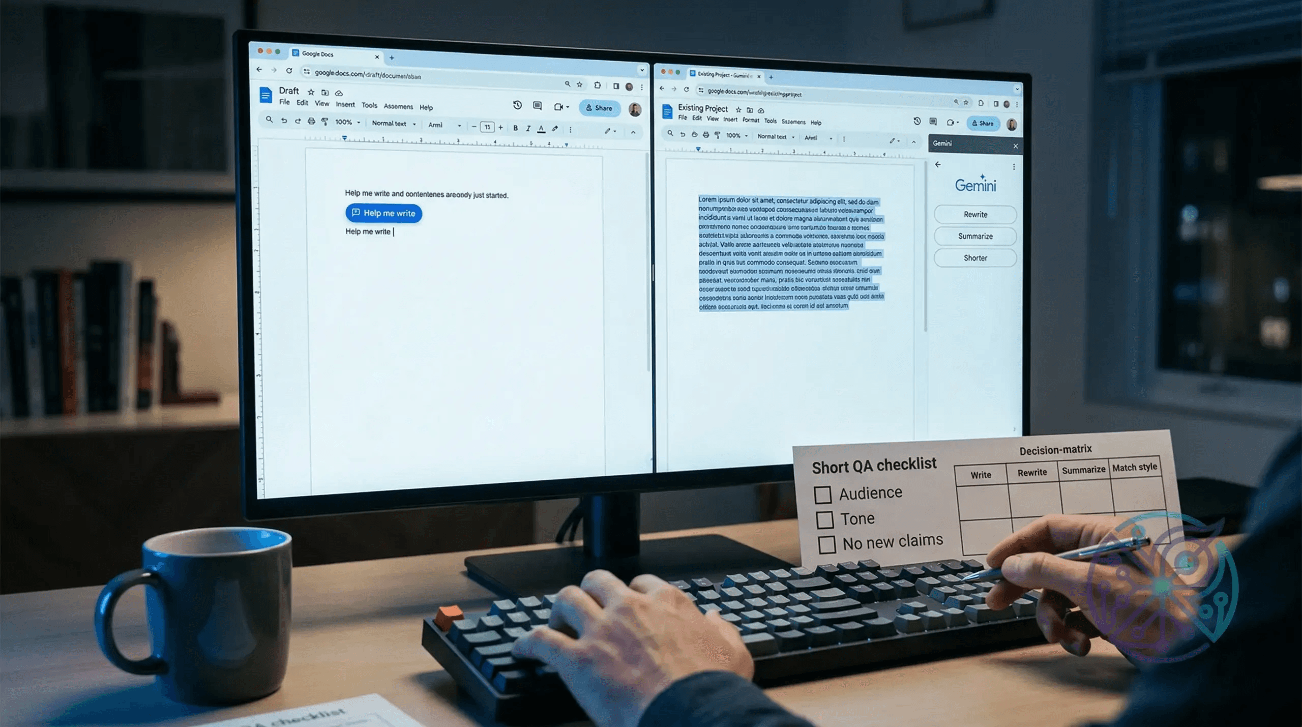 Gemini in Google Docs 2026: write, rewrite, summarize